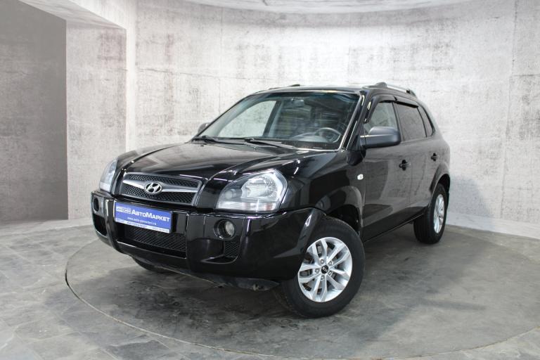 Черный Hyundai Tucson 2.0 MT (141 л.с.) 4WD 2008