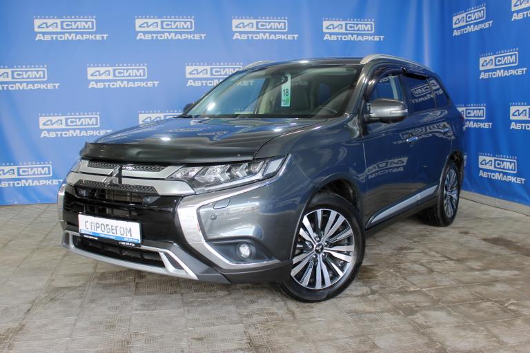серый Mitsubishi Outlander 2.4 CVT (167 л.с.) 4WD 2018
