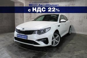 Белый Kia Optima, IV 2.0 AT (245 л.с.) 2018