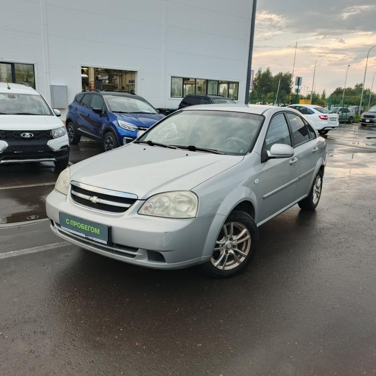 Серебряный Chevrolet Lacetti 1.4 MT (95 л.с.) 2007
