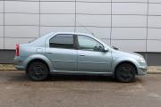 Синий Renault Logan 1.6 MT (84 л.с.) 2011 фото 3