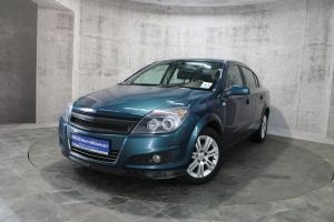 Синий Opel Astra 1.8 MT (140 л.с.) 2007
