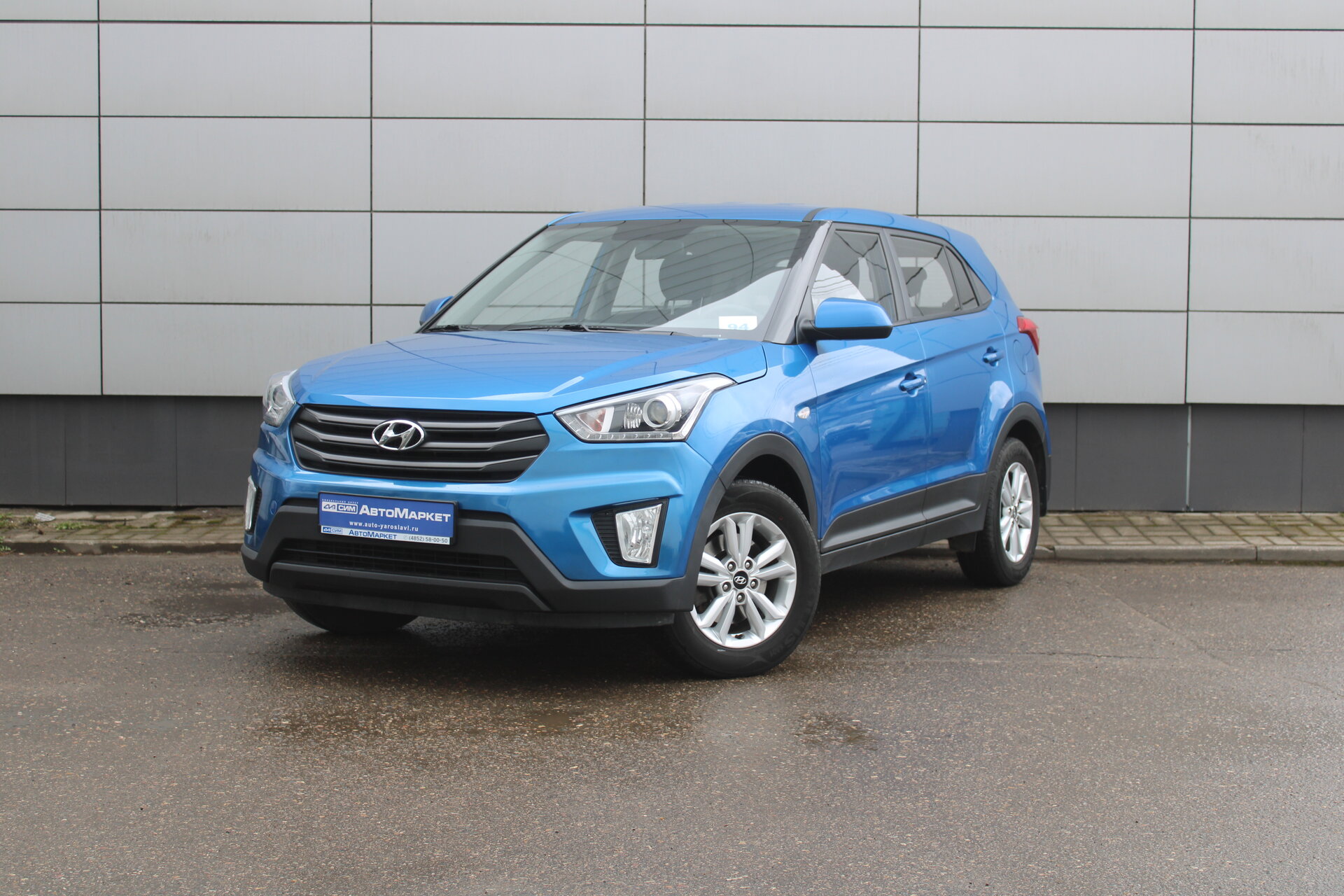 Синий Hyundai Creta 2.0 AT (150 л.с.) 2018