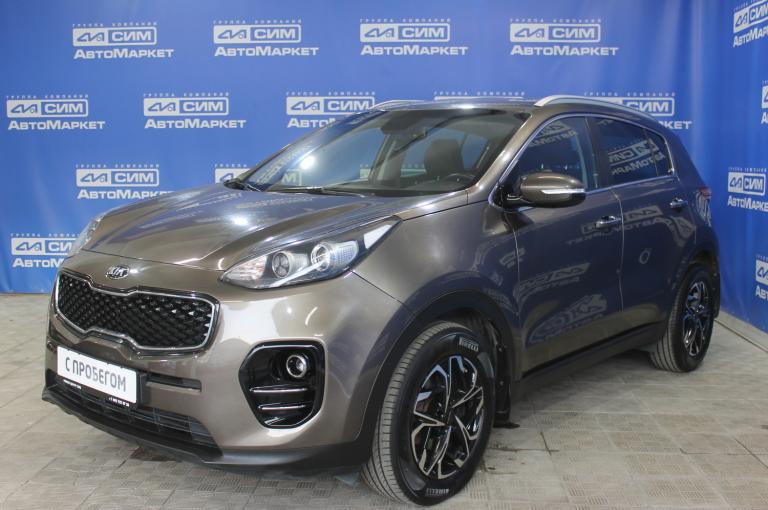 коричневый Kia Sportage 2.0 AT (150 л.с.) 2018