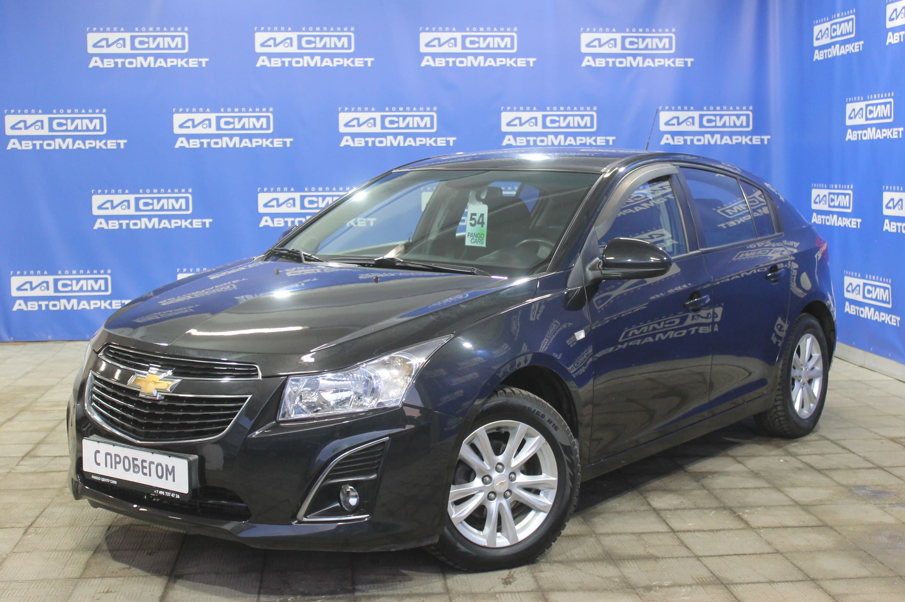 черный Chevrolet Cruze 1.8 AT (141 л.с.) 2013