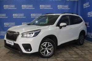 белый Subaru Forester 2.0 CVT (150 л.с.) 4WD 2019