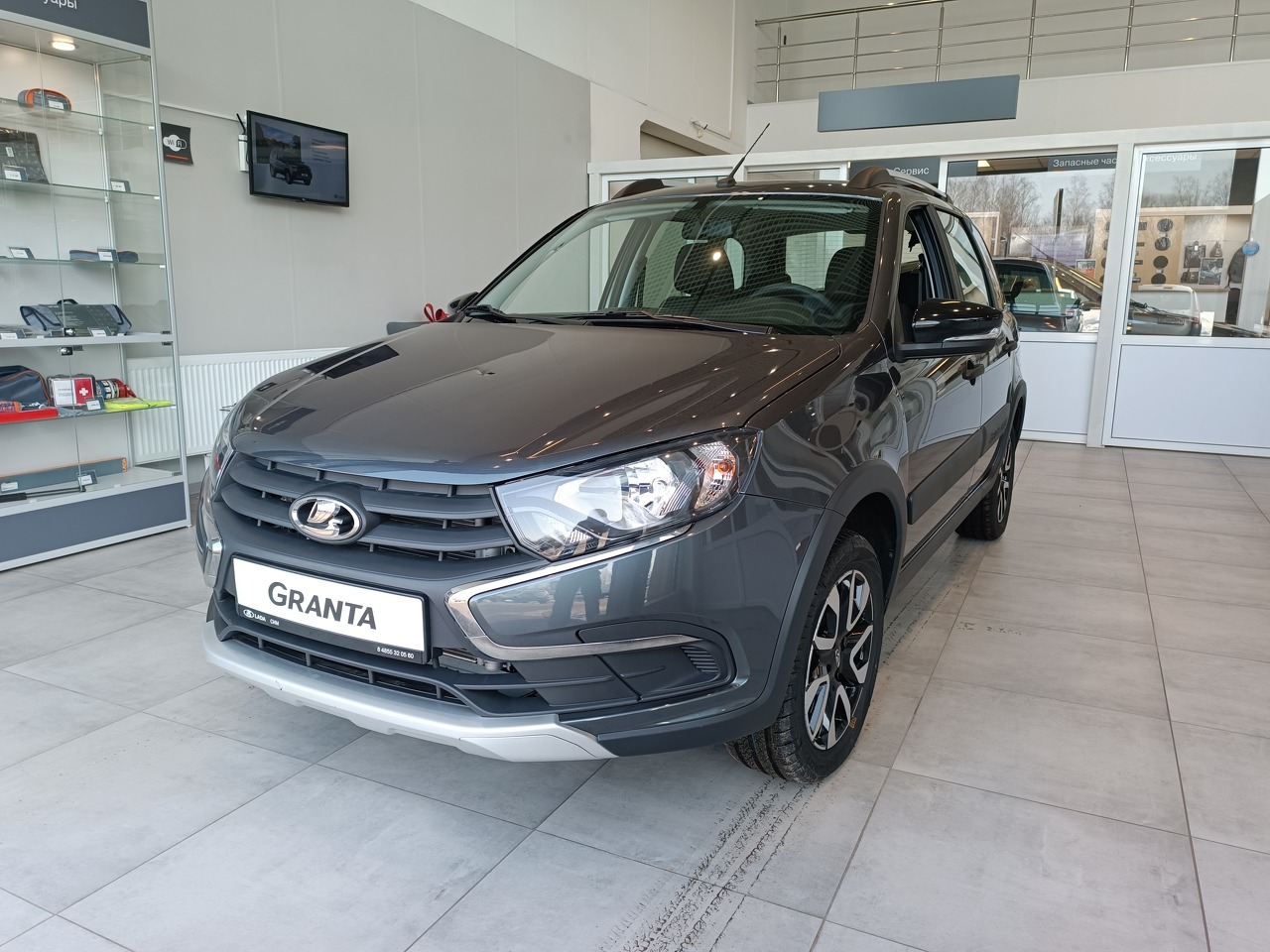 серый Lada (ВАЗ) Granta Cross 1.6 MT (106 л.с.) 2026