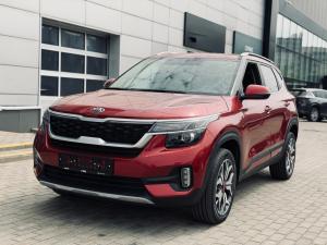 Красный Kia Seltos, I 1.6 AT (123 л.с.) 2022