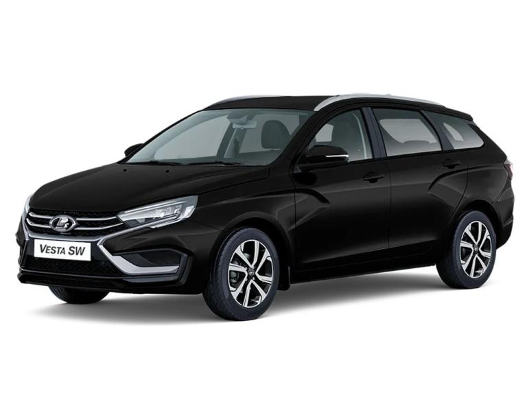 черный Lada (ВАЗ) Vesta SW Cross 1.8 CVT (122 л.с.) 2026