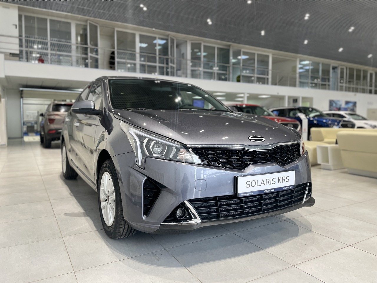 серый Solaris KRS 1.6 AT (123 л.с.) 2025